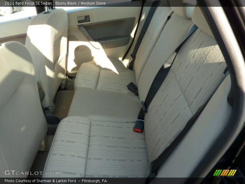 Ebony Black / Medium Stone 2011 Ford Focus SE Sedan
