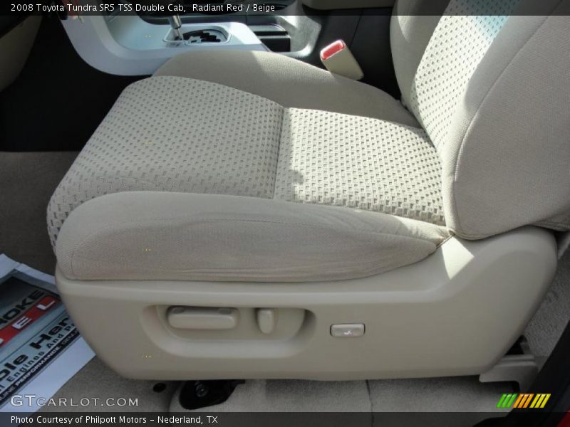 Radiant Red / Beige 2008 Toyota Tundra SR5 TSS Double Cab