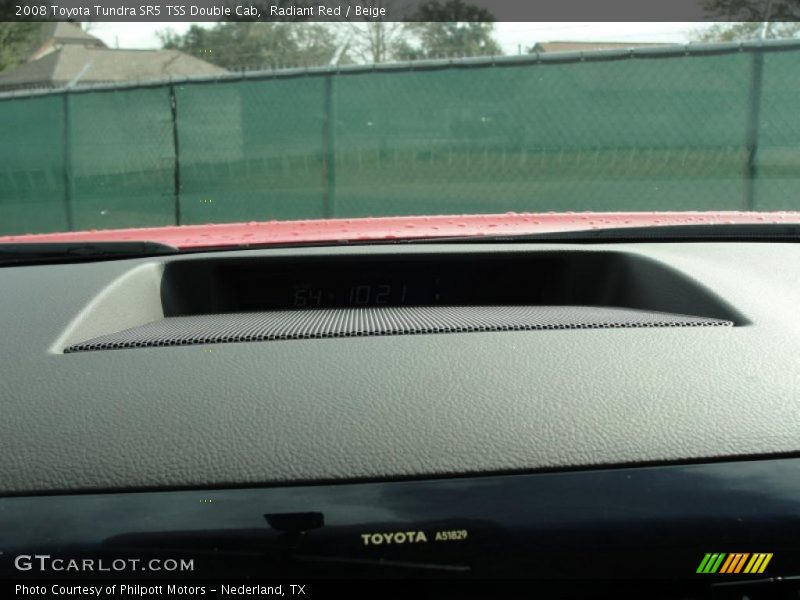 Radiant Red / Beige 2008 Toyota Tundra SR5 TSS Double Cab