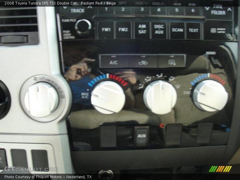Radiant Red / Beige 2008 Toyota Tundra SR5 TSS Double Cab