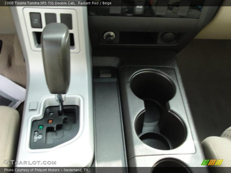 Radiant Red / Beige 2008 Toyota Tundra SR5 TSS Double Cab