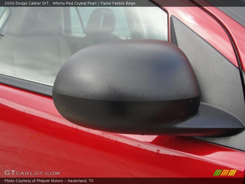 Inferno Red Crystal Pearl / Pastel Pebble Beige 2009 Dodge Caliber SXT