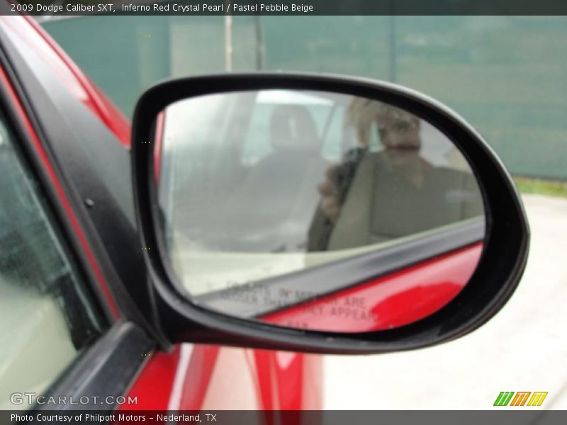 Inferno Red Crystal Pearl / Pastel Pebble Beige 2009 Dodge Caliber SXT