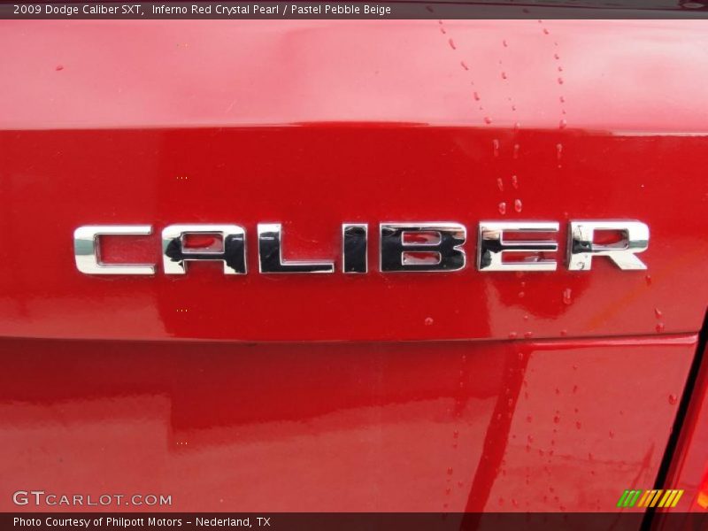 Inferno Red Crystal Pearl / Pastel Pebble Beige 2009 Dodge Caliber SXT
