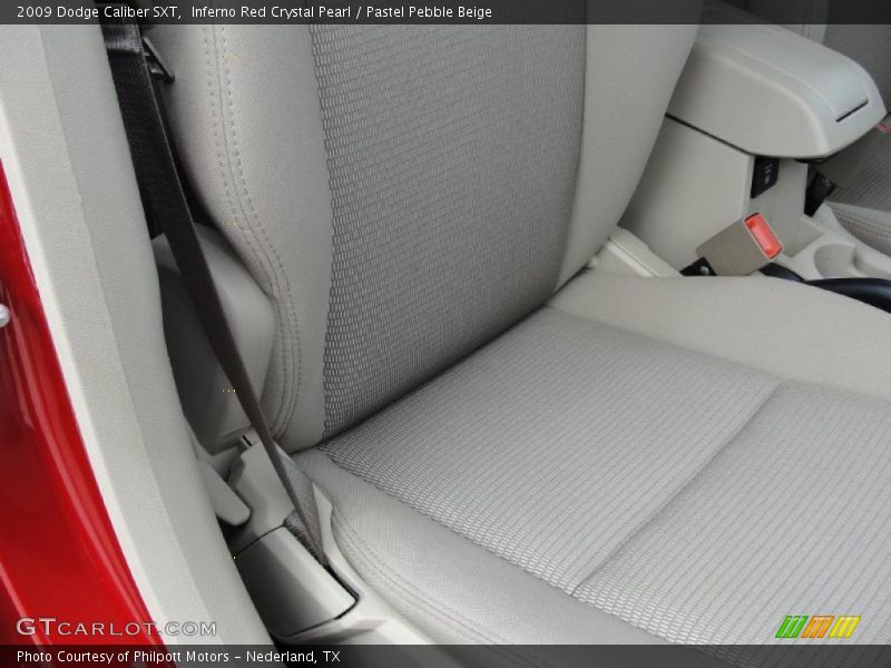Inferno Red Crystal Pearl / Pastel Pebble Beige 2009 Dodge Caliber SXT