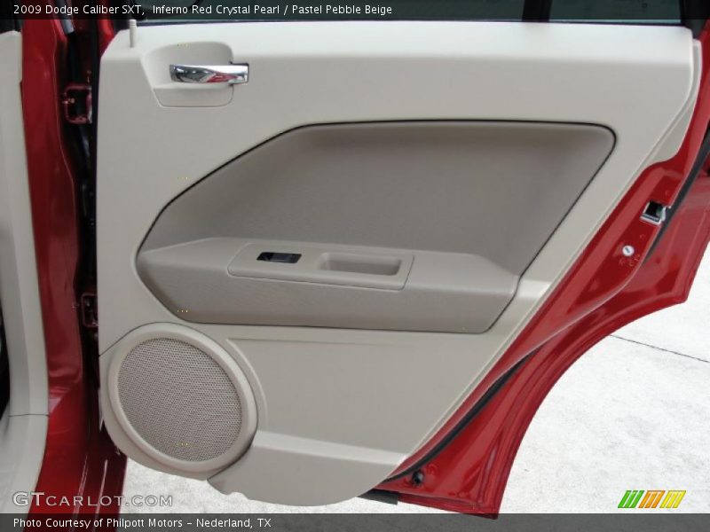 Inferno Red Crystal Pearl / Pastel Pebble Beige 2009 Dodge Caliber SXT