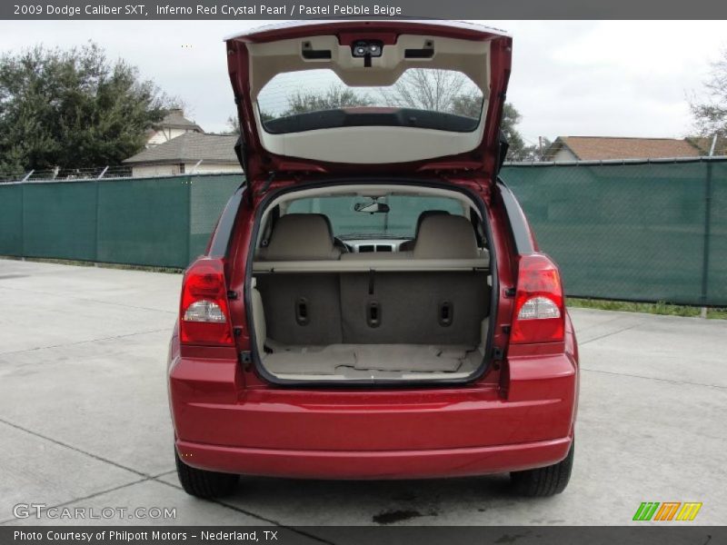 Inferno Red Crystal Pearl / Pastel Pebble Beige 2009 Dodge Caliber SXT