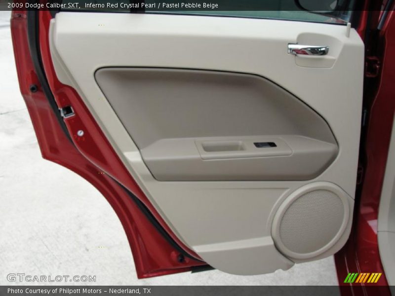 Inferno Red Crystal Pearl / Pastel Pebble Beige 2009 Dodge Caliber SXT