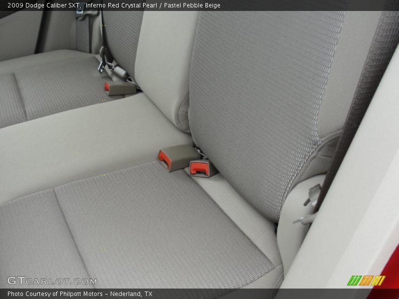 Inferno Red Crystal Pearl / Pastel Pebble Beige 2009 Dodge Caliber SXT