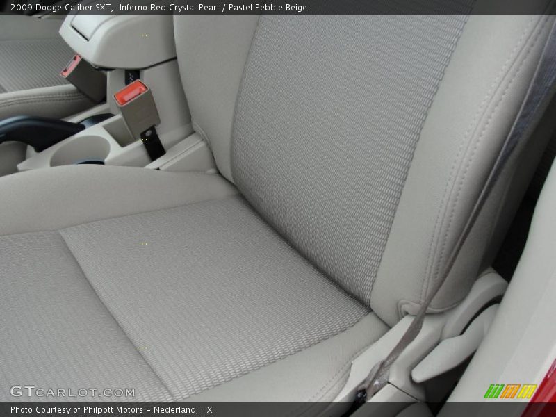 Inferno Red Crystal Pearl / Pastel Pebble Beige 2009 Dodge Caliber SXT