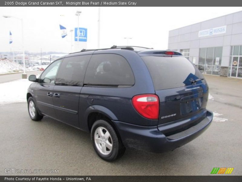 Midnight Blue Pearl / Medium Slate Gray 2005 Dodge Grand Caravan SXT