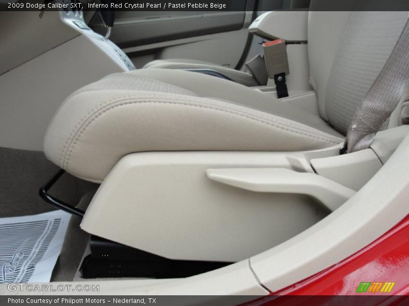 Inferno Red Crystal Pearl / Pastel Pebble Beige 2009 Dodge Caliber SXT