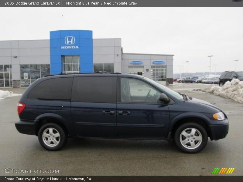 Midnight Blue Pearl / Medium Slate Gray 2005 Dodge Grand Caravan SXT