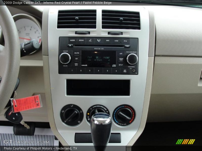Inferno Red Crystal Pearl / Pastel Pebble Beige 2009 Dodge Caliber SXT