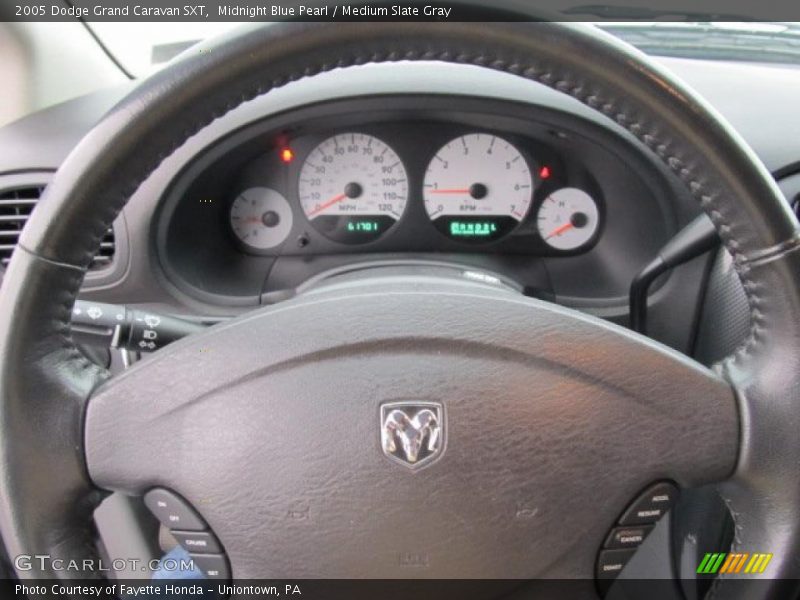 Midnight Blue Pearl / Medium Slate Gray 2005 Dodge Grand Caravan SXT