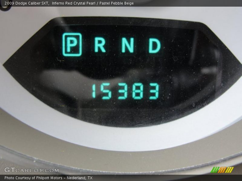 Inferno Red Crystal Pearl / Pastel Pebble Beige 2009 Dodge Caliber SXT
