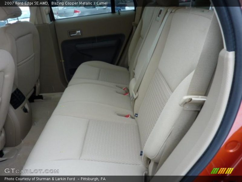 Blazing Copper Metallic / Camel 2007 Ford Edge SE AWD