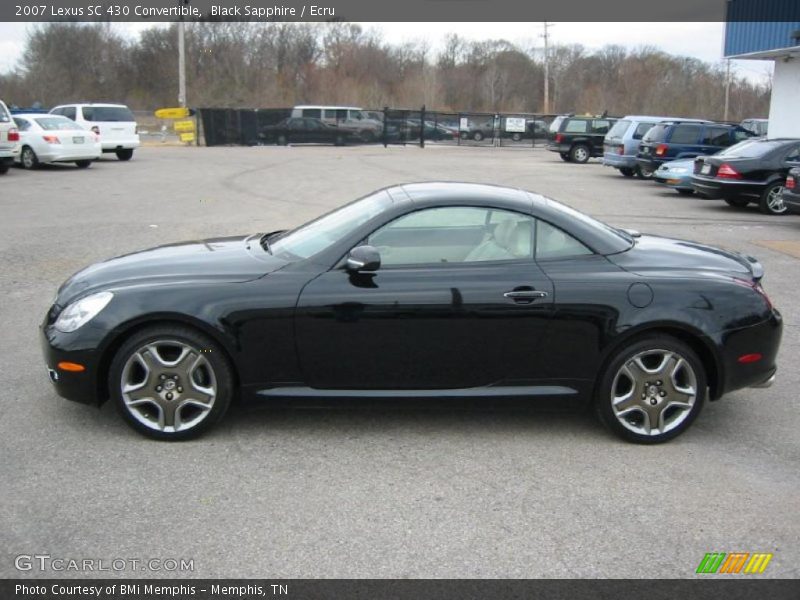  2007 SC 430 Convertible Black Sapphire