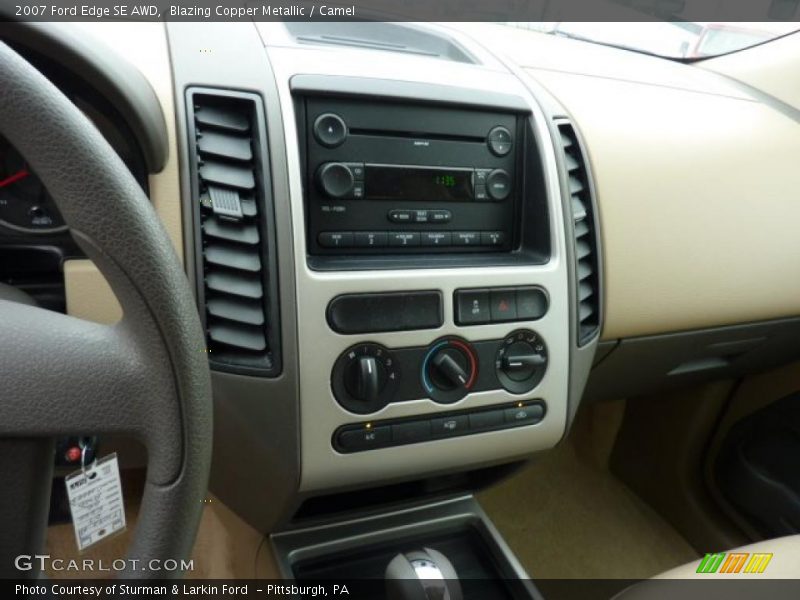 Blazing Copper Metallic / Camel 2007 Ford Edge SE AWD