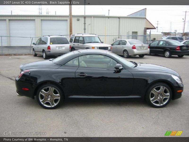 Black Sapphire / Ecru 2007 Lexus SC 430 Convertible