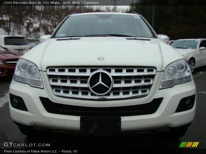 Arctic White / Cashmere 2009 Mercedes-Benz ML 350 4Matic