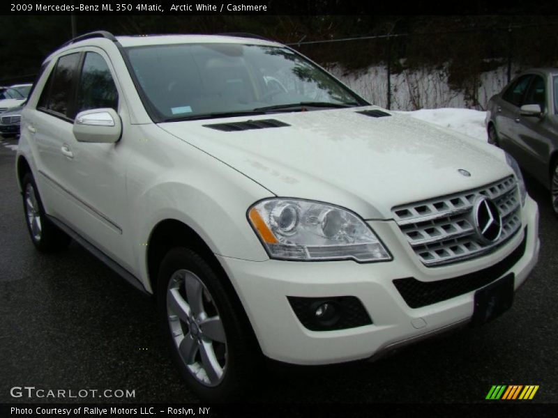 Arctic White / Cashmere 2009 Mercedes-Benz ML 350 4Matic