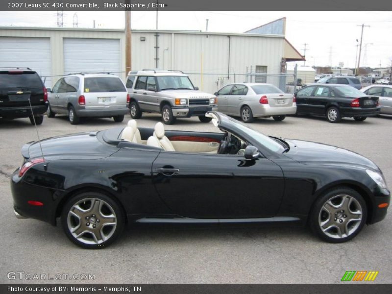 Black Sapphire / Ecru 2007 Lexus SC 430 Convertible