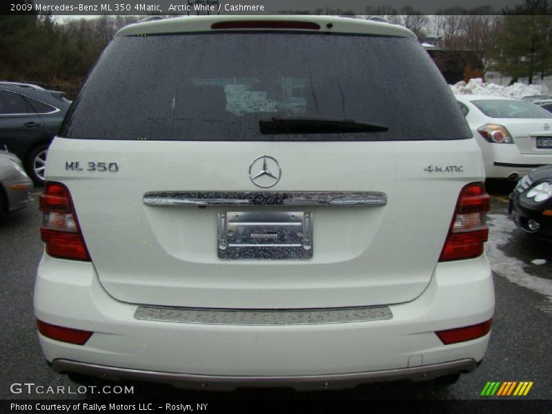 Arctic White / Cashmere 2009 Mercedes-Benz ML 350 4Matic