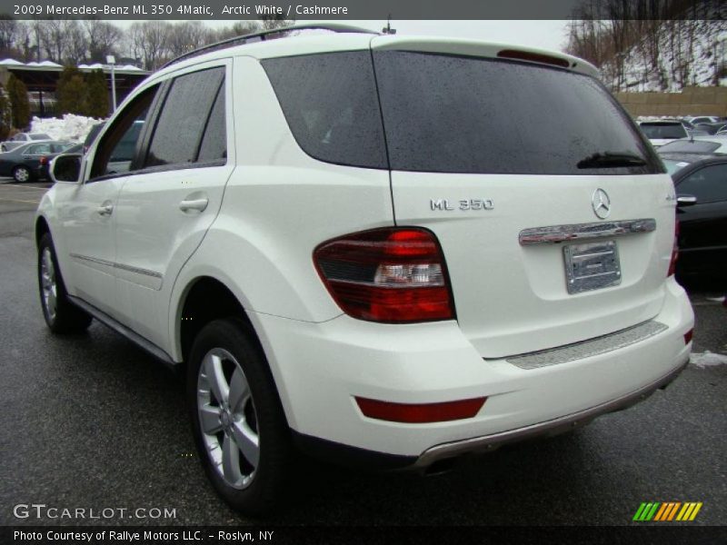 Arctic White / Cashmere 2009 Mercedes-Benz ML 350 4Matic