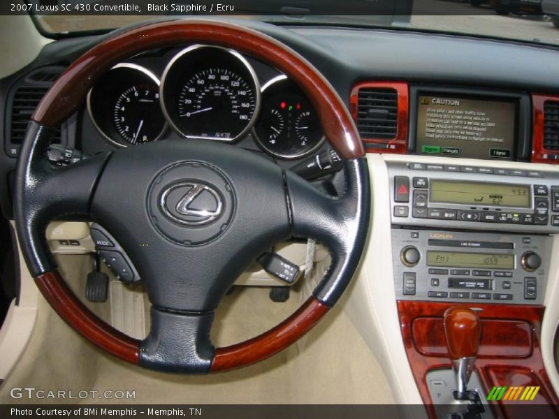 Dashboard of 2007 SC 430 Convertible