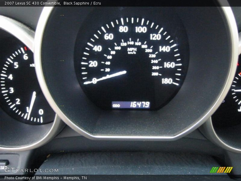 Black Sapphire / Ecru 2007 Lexus SC 430 Convertible