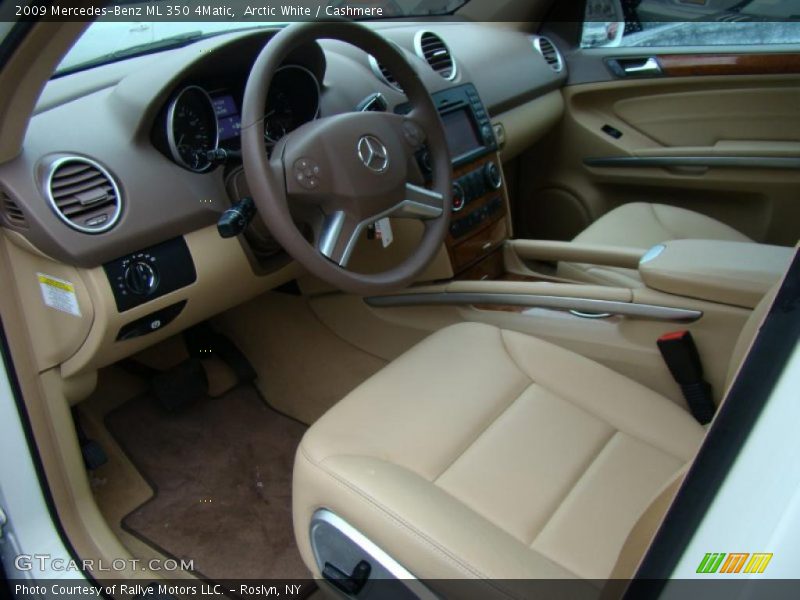 Arctic White / Cashmere 2009 Mercedes-Benz ML 350 4Matic