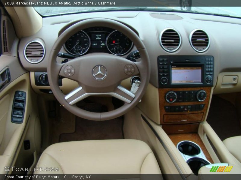 Arctic White / Cashmere 2009 Mercedes-Benz ML 350 4Matic