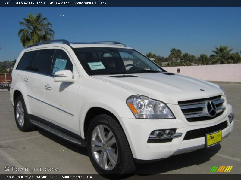 Arctic White / Black 2011 Mercedes-Benz GL 450 4Matic