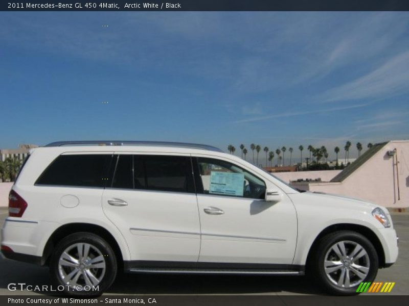 Arctic White / Black 2011 Mercedes-Benz GL 450 4Matic