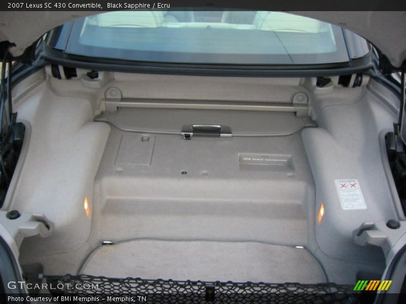 Black Sapphire / Ecru 2007 Lexus SC 430 Convertible