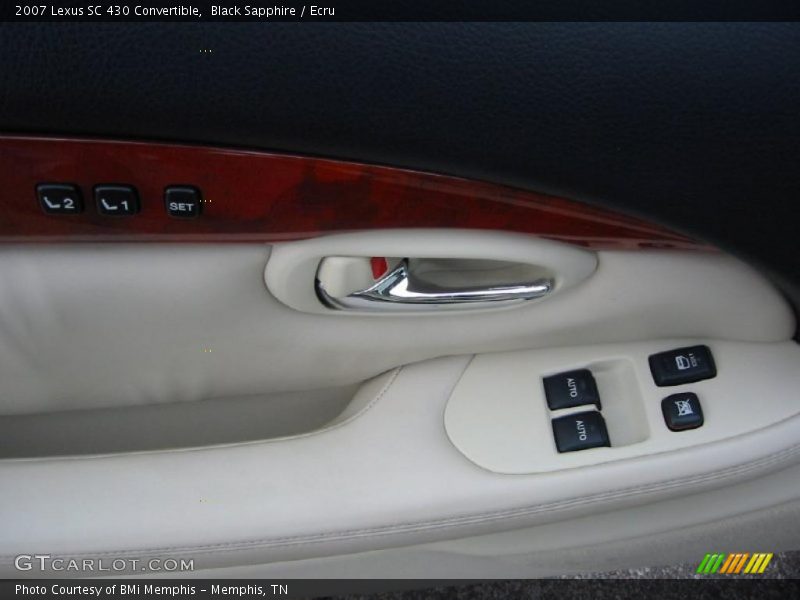 Black Sapphire / Ecru 2007 Lexus SC 430 Convertible
