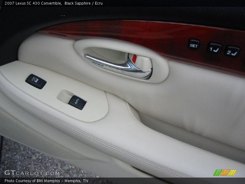 Black Sapphire / Ecru 2007 Lexus SC 430 Convertible