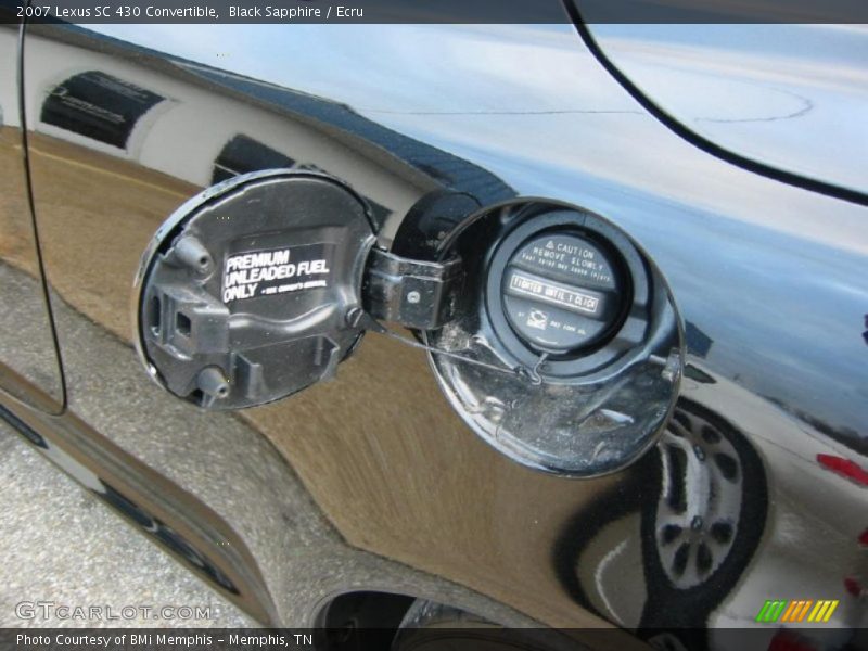 Black Sapphire / Ecru 2007 Lexus SC 430 Convertible