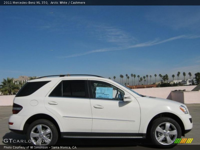 Arctic White / Cashmere 2011 Mercedes-Benz ML 350