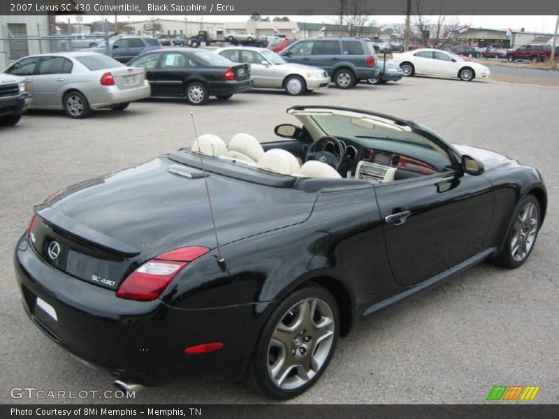  2007 SC 430 Convertible Black Sapphire