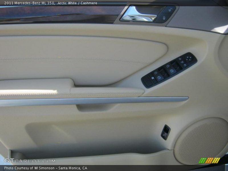 Arctic White / Cashmere 2011 Mercedes-Benz ML 350