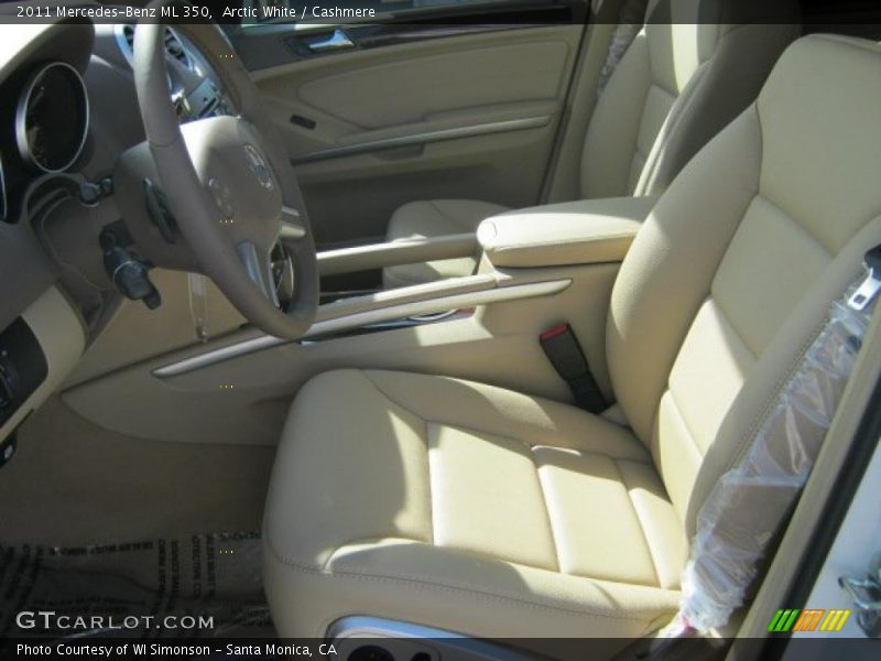 Arctic White / Cashmere 2011 Mercedes-Benz ML 350