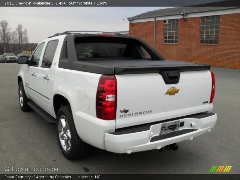 Summit White / Ebony 2011 Chevrolet Avalanche LTZ 4x4