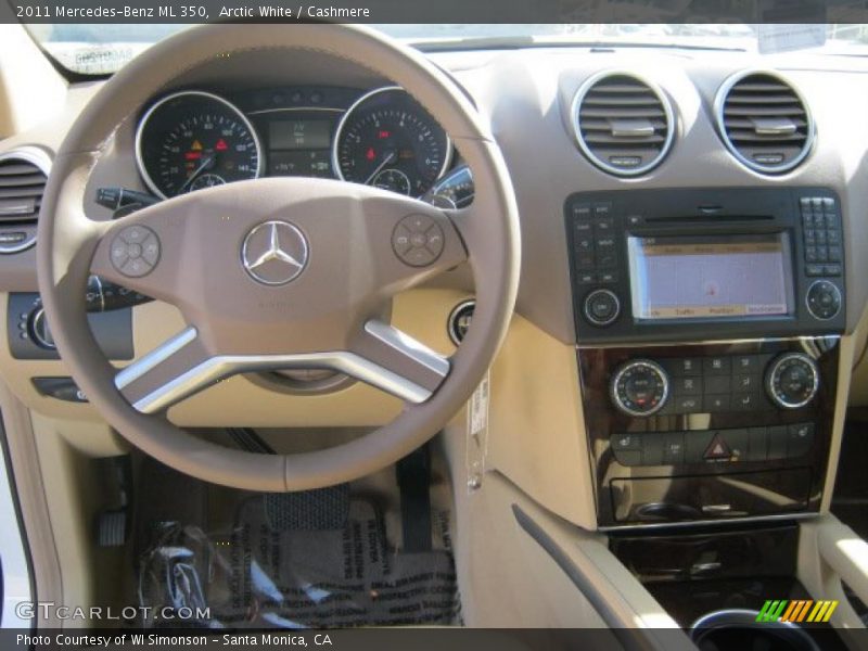 Arctic White / Cashmere 2011 Mercedes-Benz ML 350