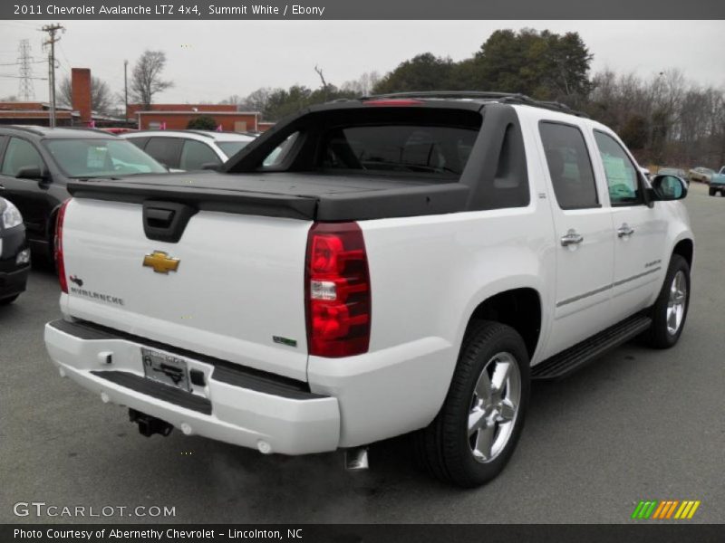 Summit White / Ebony 2011 Chevrolet Avalanche LTZ 4x4