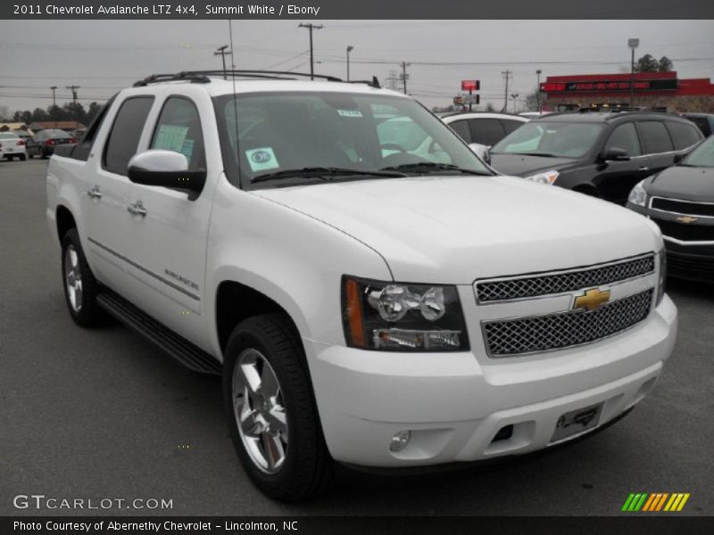 Summit White / Ebony 2011 Chevrolet Avalanche LTZ 4x4
