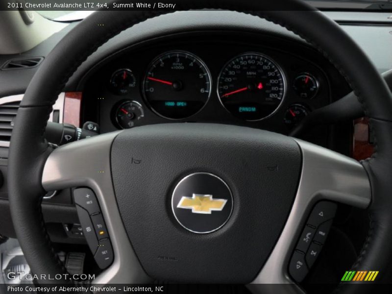 Summit White / Ebony 2011 Chevrolet Avalanche LTZ 4x4