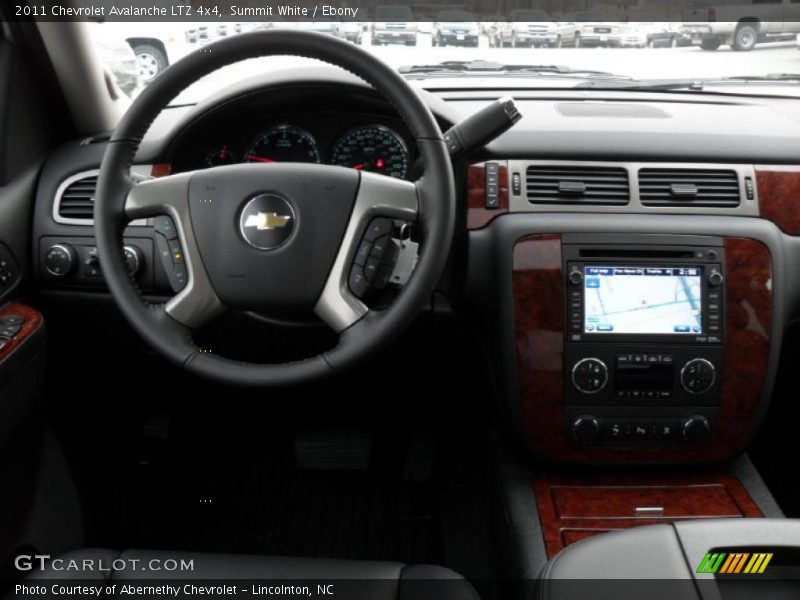 Summit White / Ebony 2011 Chevrolet Avalanche LTZ 4x4
