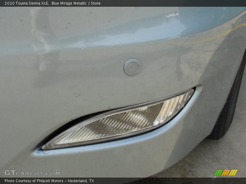 Blue Mirage Metallic / Stone 2010 Toyota Sienna XLE